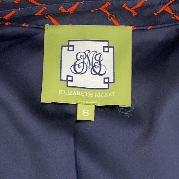 Elizabeth McKay 6 Dress Silk Fall Dress Long Sleeve 6 Classic Equestrian Preppy - Picture 3 of 17